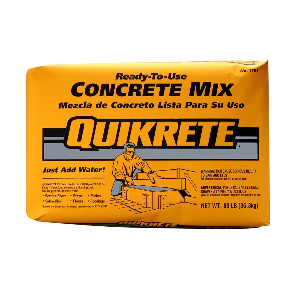 QUIKRETE CONCRETE MIX 80 LBS