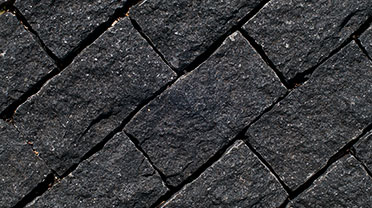 BLACK GRANITE SPLIT CUBES & COBBLES (LIMITED AVAILABLITY)