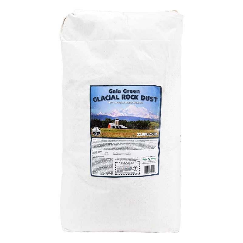 GAIA GREEN GLACIAL ROCK DUST 50 LBS