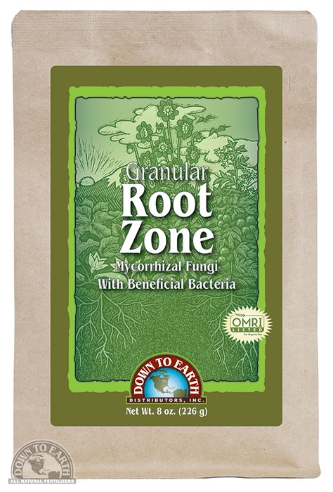 GRANULAR ROOT ZONE MYCORRHIZAL FUNGI WITH BENEFICIAL BACTERIA