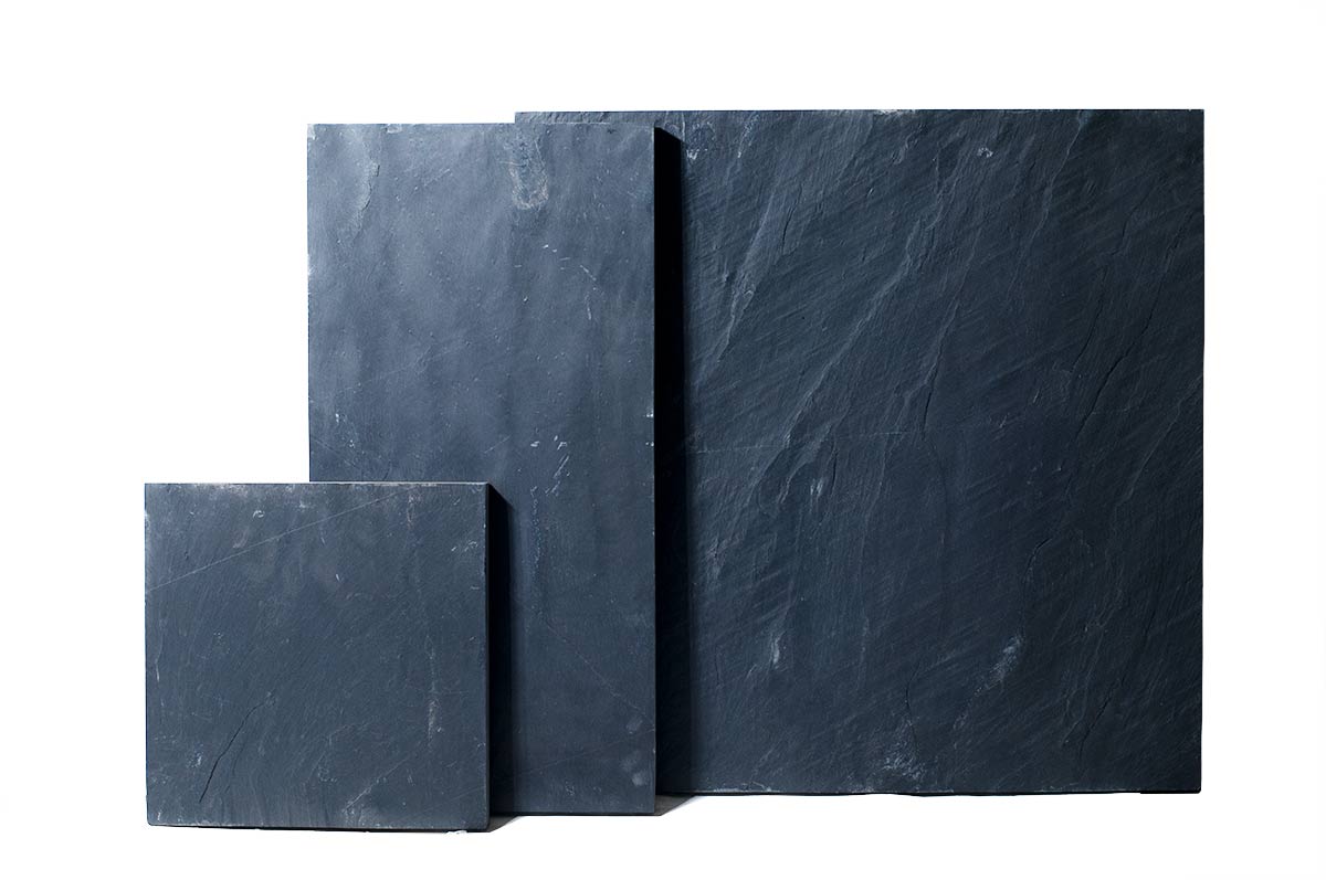 MIDNIGHT BLACK SLATE SAWN CUT PAVERS (LIMITED AVAILABILITY)