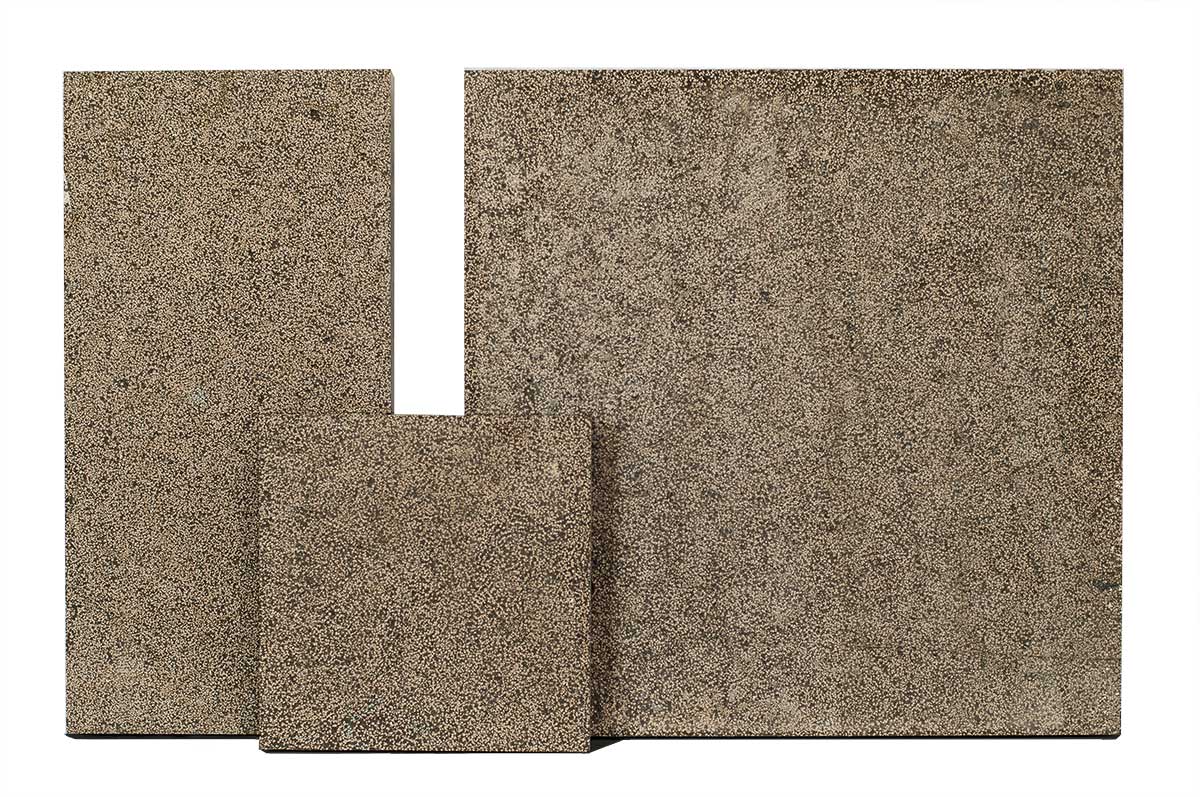 BROWN LIMESTONE BUSH HAMMERED PAVERS (LIMITED AVAILABILITY)