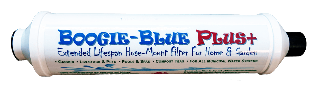 Boogie Blue Plus Garden Hose Water Filter, Outdoor & RV Use, 45K Gallon