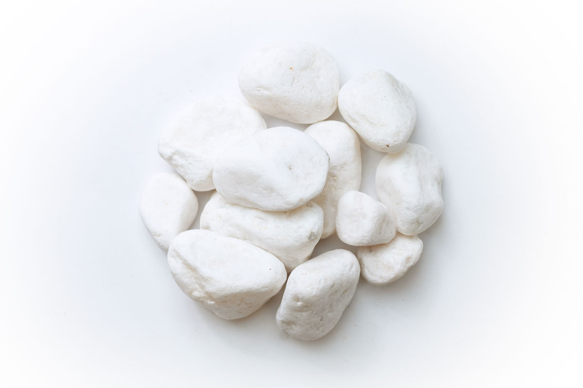 SNOW WHITE PEBBLES (LIMITED AVAILABILITY)
