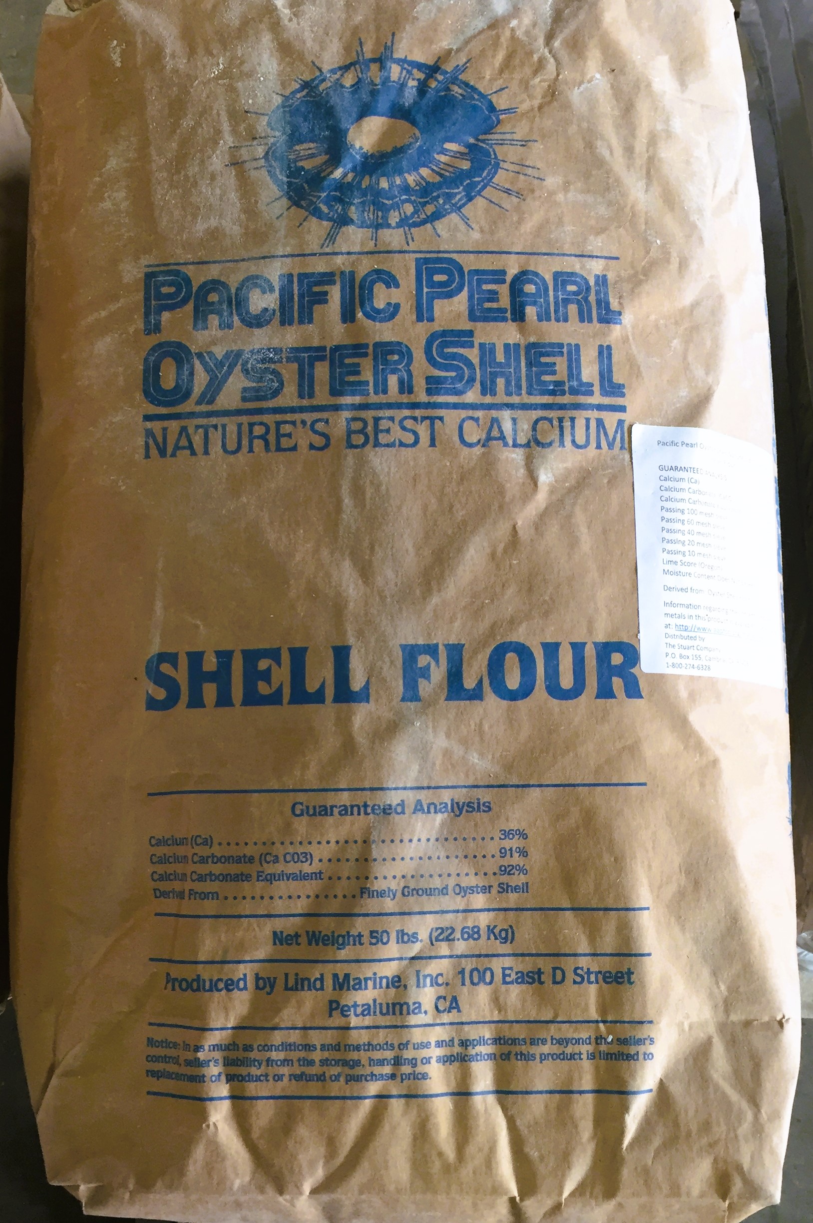 Oyster Shell Flour