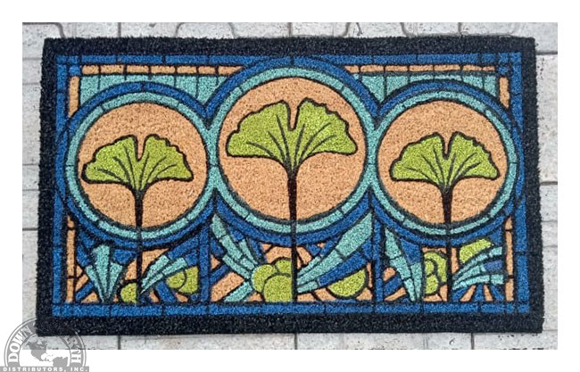 Coir Garden Mat - Ginkgo