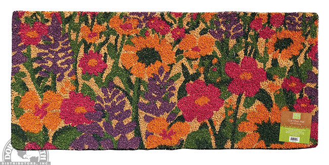 Coir Garden Mat - Wildflowers