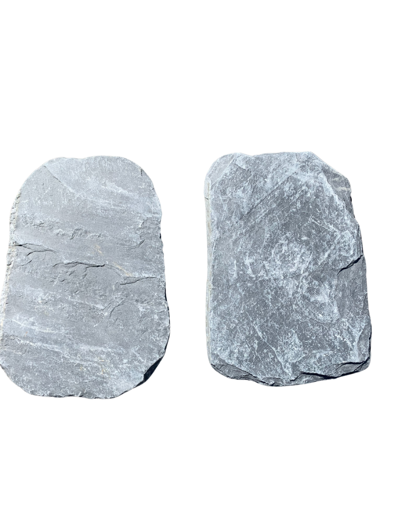 MIDNIGHT BLACK SLATE STEP STONE 14" (OUT OF STOCK)