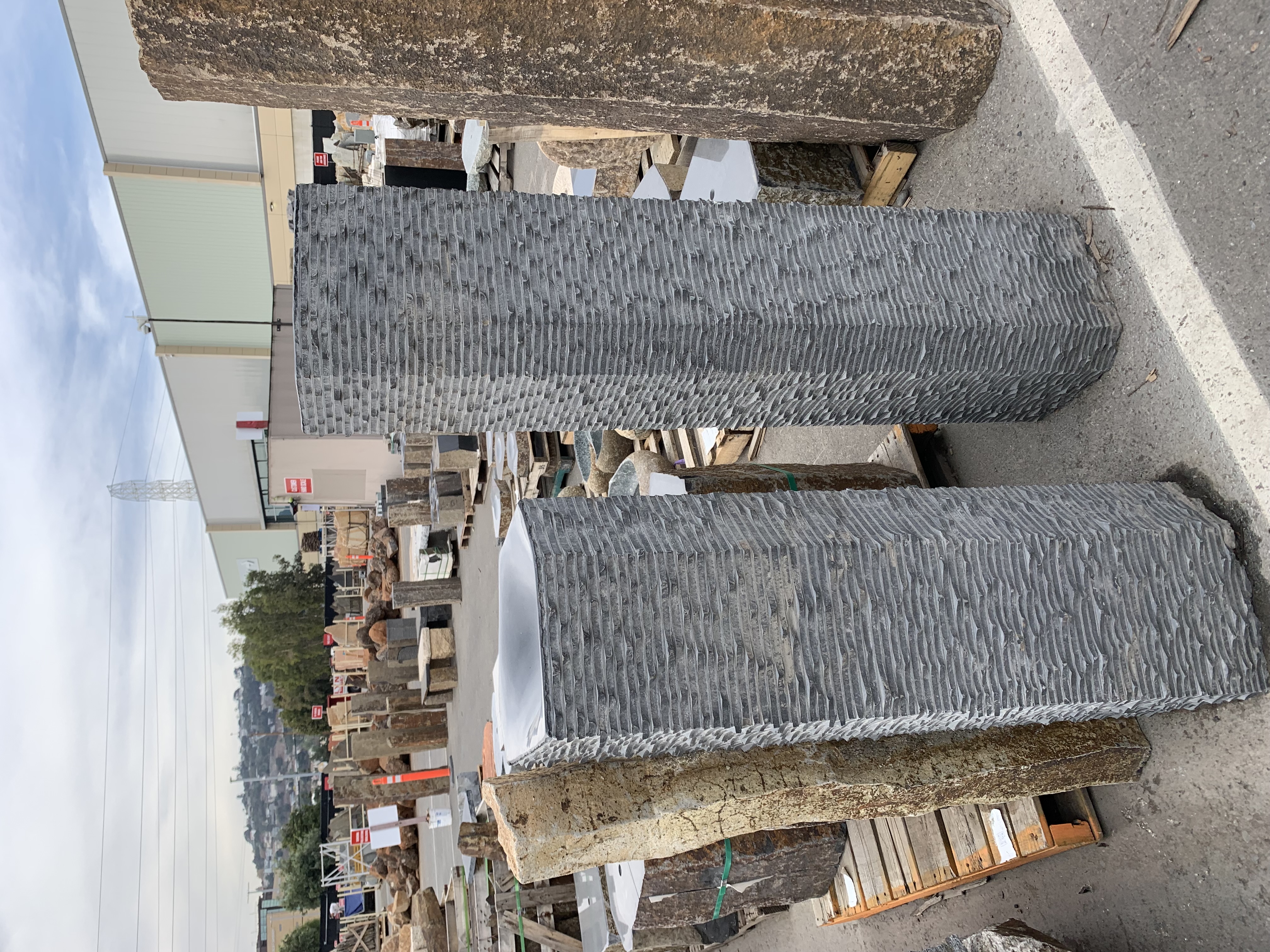 LARGE BASALT FOUNTAIN RIPPLE POLISHED TOP (OUT OF STOCK)