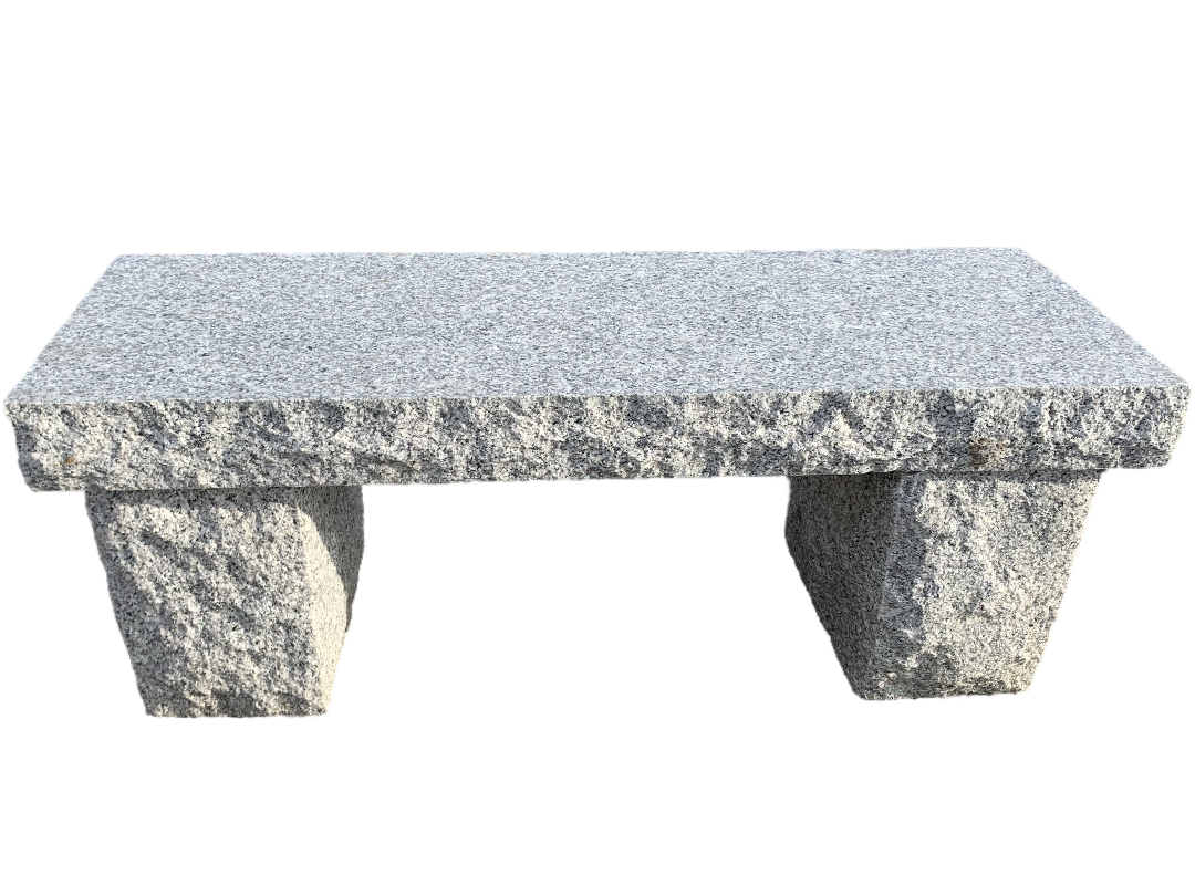 LIGHT GRAY GRANITE BENCH