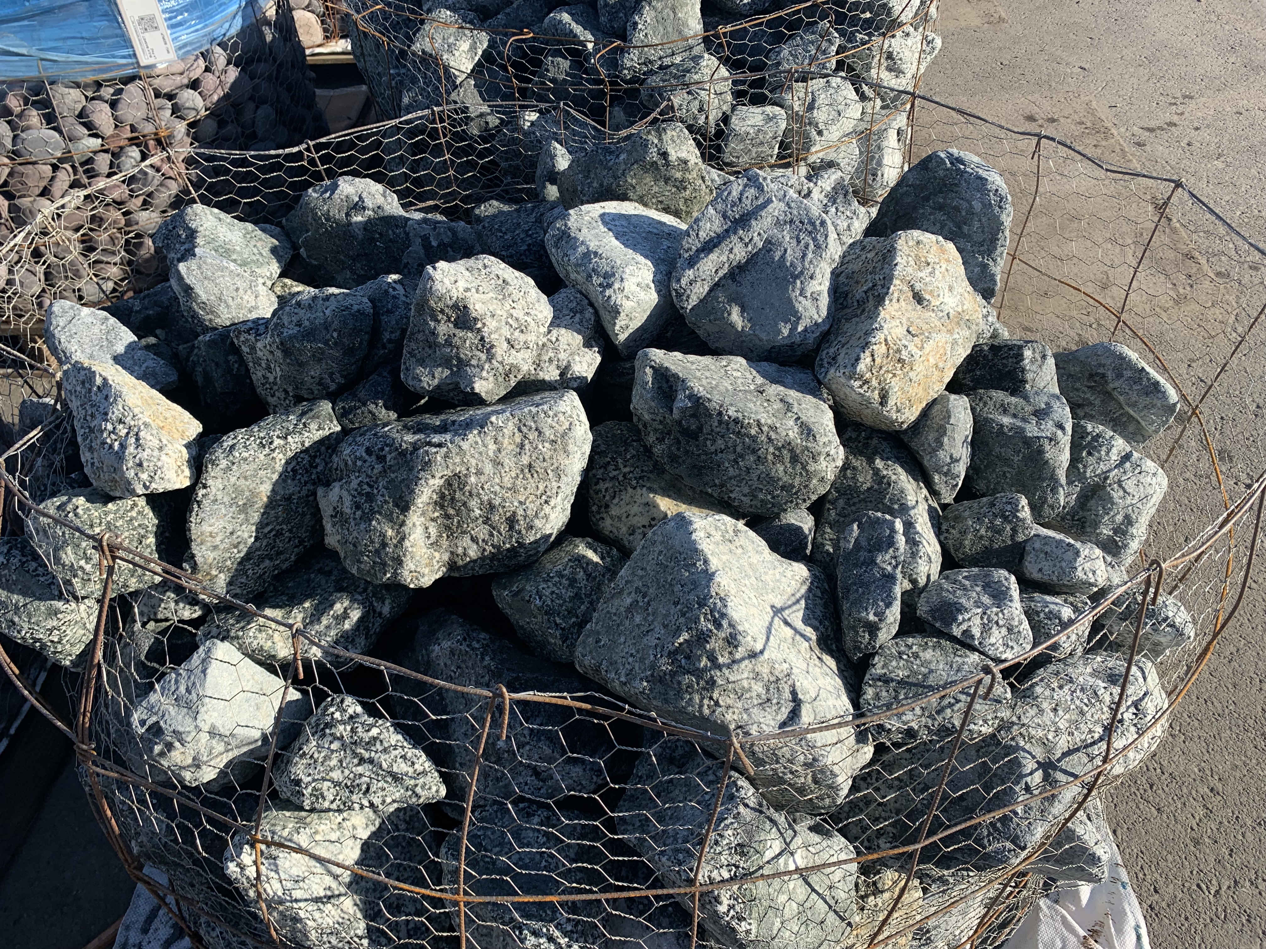 GABION GRANITE WALL ROCK