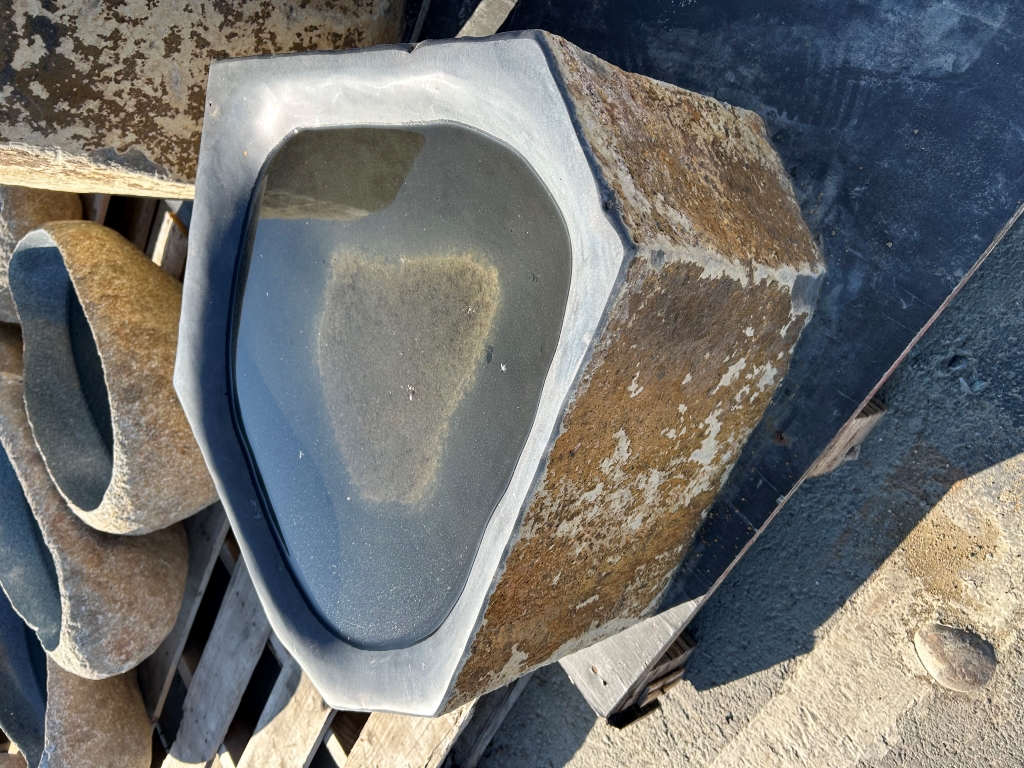 BASALT BIRDBATH POLISHED BOWL (LIMITED AVAILABILITY)