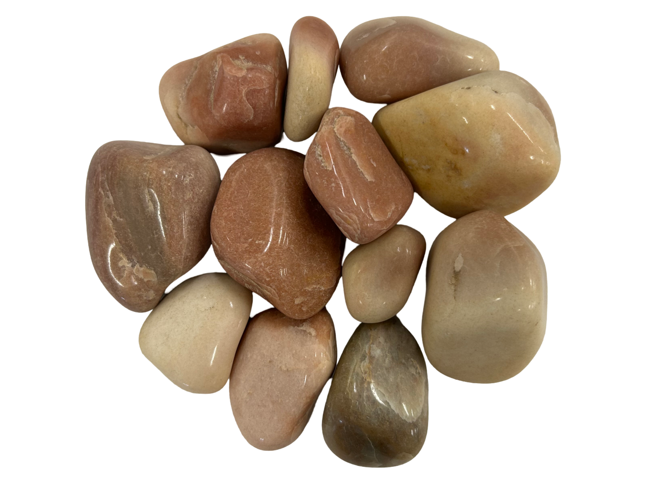 DESERT ROSE HIGH POLISH PEBBLES