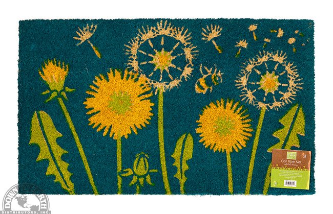 Coir Mat Dandelion 18"x30"