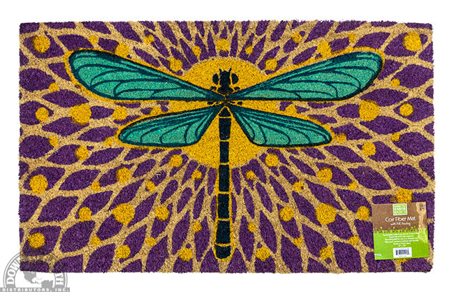 Coir Mat Dragonfly 18"x30"