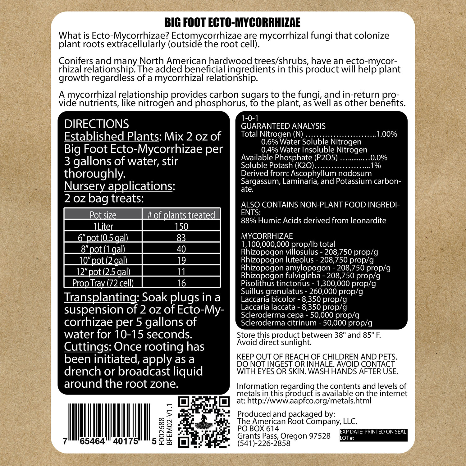 Big Foot Ecto-Mycorrhizae